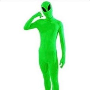 Spandex Unisex Alien Suit Size XL